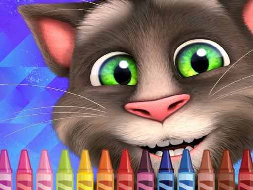 Talking Tom Coloring Image