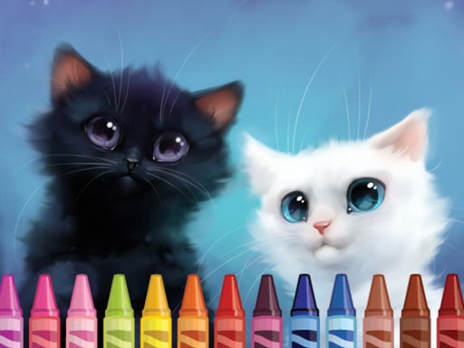 Kittens Coloring Image